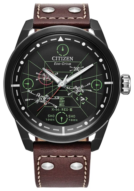 Citizen X-Wing and TIE Fighter AW1738-05W kol saati