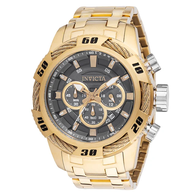 Invicta Speedway Ignition Watch - 50mm. Gold (49122) kol saati