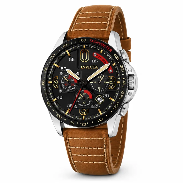 Invicta Chase Durer Daxen Watch - 43mm, Brown (69551) kol saati