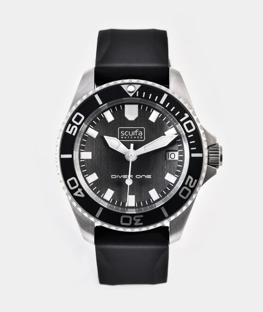 Scurfawatches D1-500-TITANIUM-BLACK-PROTO-DIAL kol saati