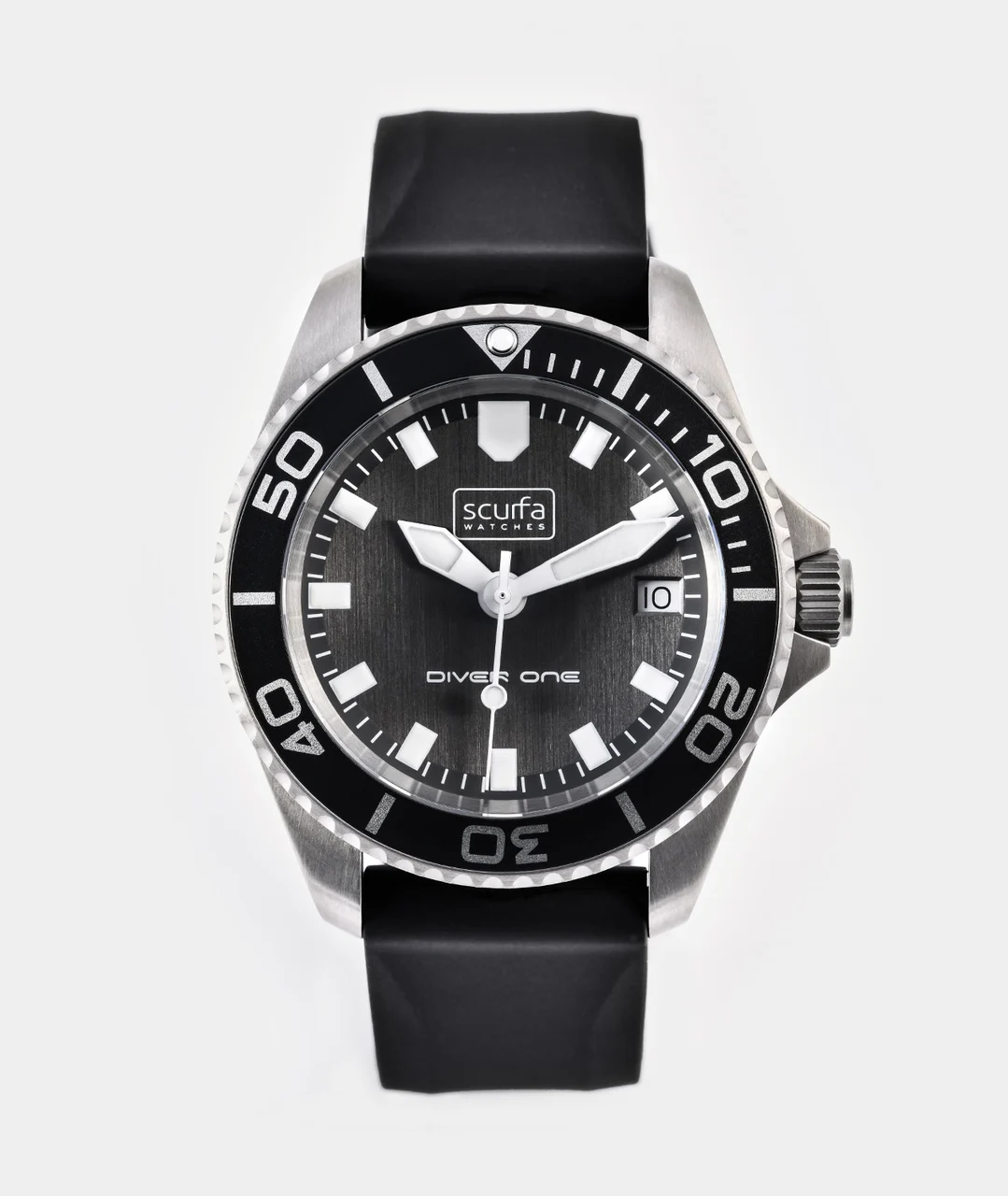 Scurfawatches D1-500-TITANIUM-BLACK-PROTO-DIAL 40 mm kol saati