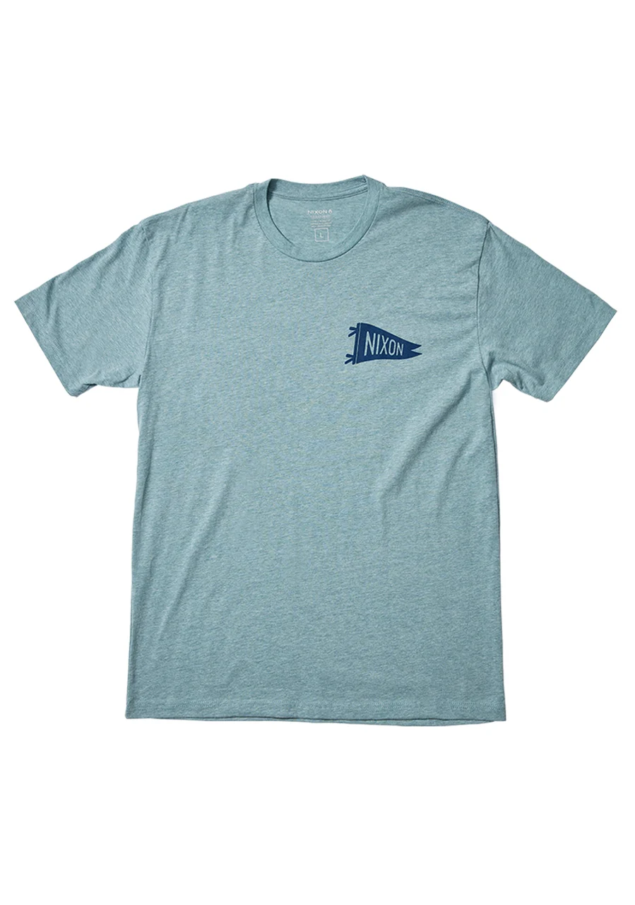 Nixon US Harvey Repreve® T-Shirt - Heather Pacific S2872-3384-02 kol saati