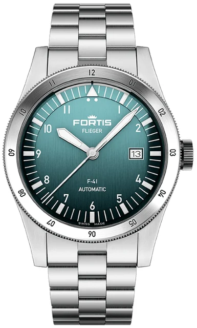 Fortis Flieger FS017 - Steel kol saati