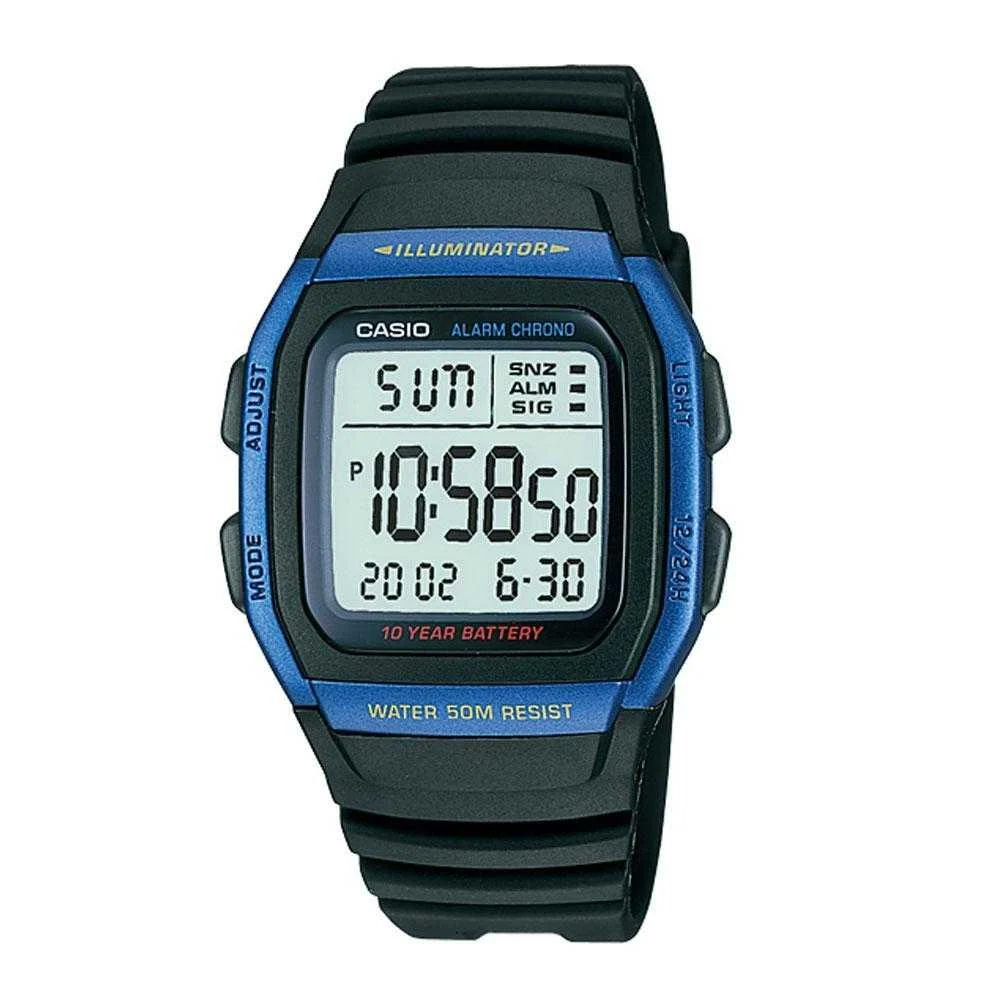 Casio W-96H-2AVDF-P 36 mm kol saati