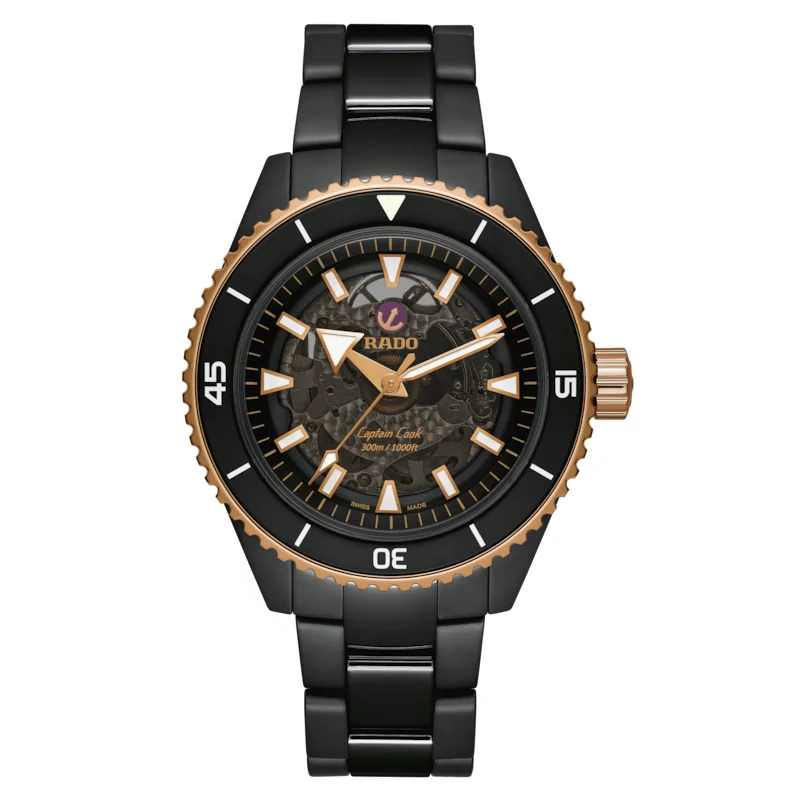 Rado Captain Cook High-Tech Ceramic R32127162 43 mm kol saati