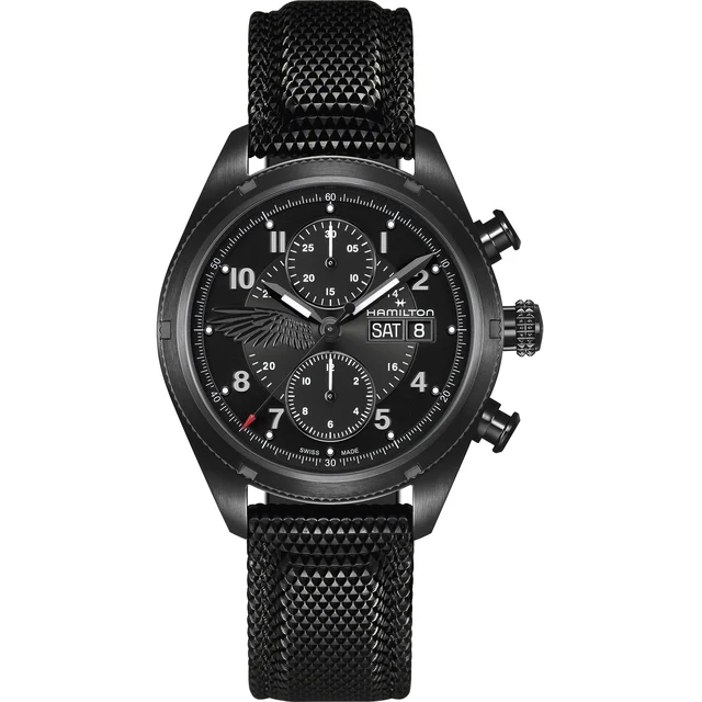 Hamilton Khaki Field Auto Chrono Resident Evil Requiem Limited Edition H71636330 kol saati