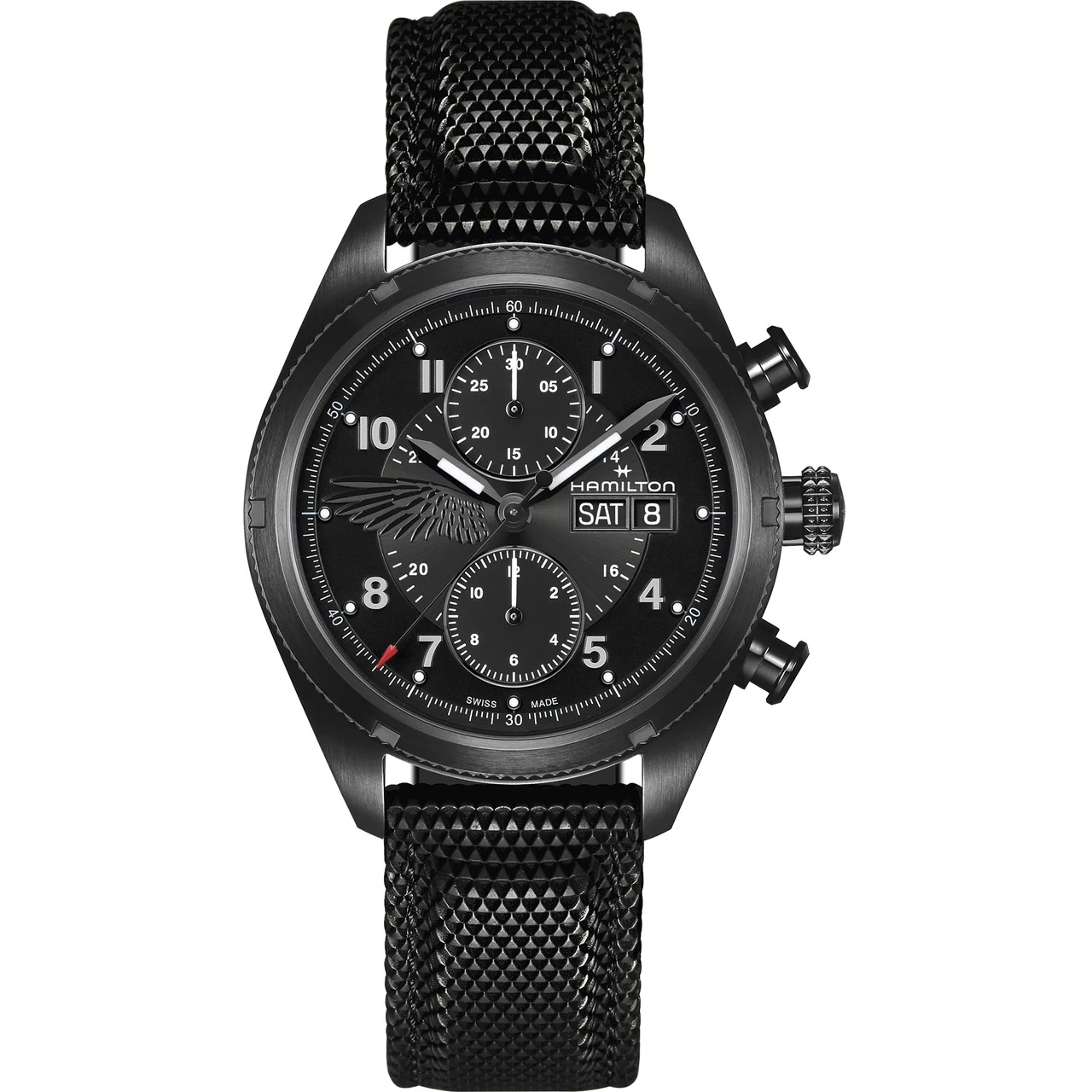 Hamilton Khaki Field Auto Chrono Resident Evil Requiem Limited Edition H71636330 42 mm kol saati