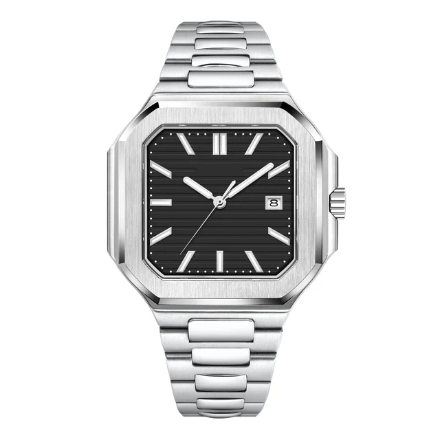 Tandorio Watches custom logo Sterile Cubitus Watch TMI NH35 Miyota 8215 Octagonal Square S