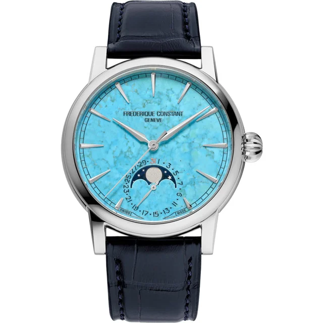 Frederique Constant Classic Moonphase Date Manufacture Turquoise Limited Edition FC-716TU3