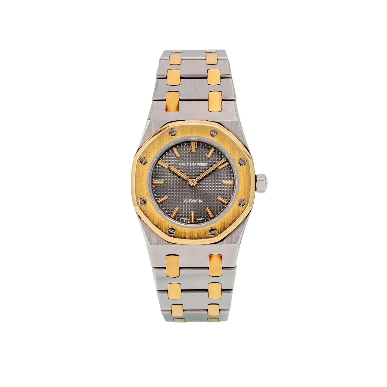 Audemars Piguet AUDEMARS PIGUET REF. 8638, LADY'S, SELF-WINDING; "ROYAL OAK"; STAINLESS STEEL AND 18K YELLOW GOLD kol saati