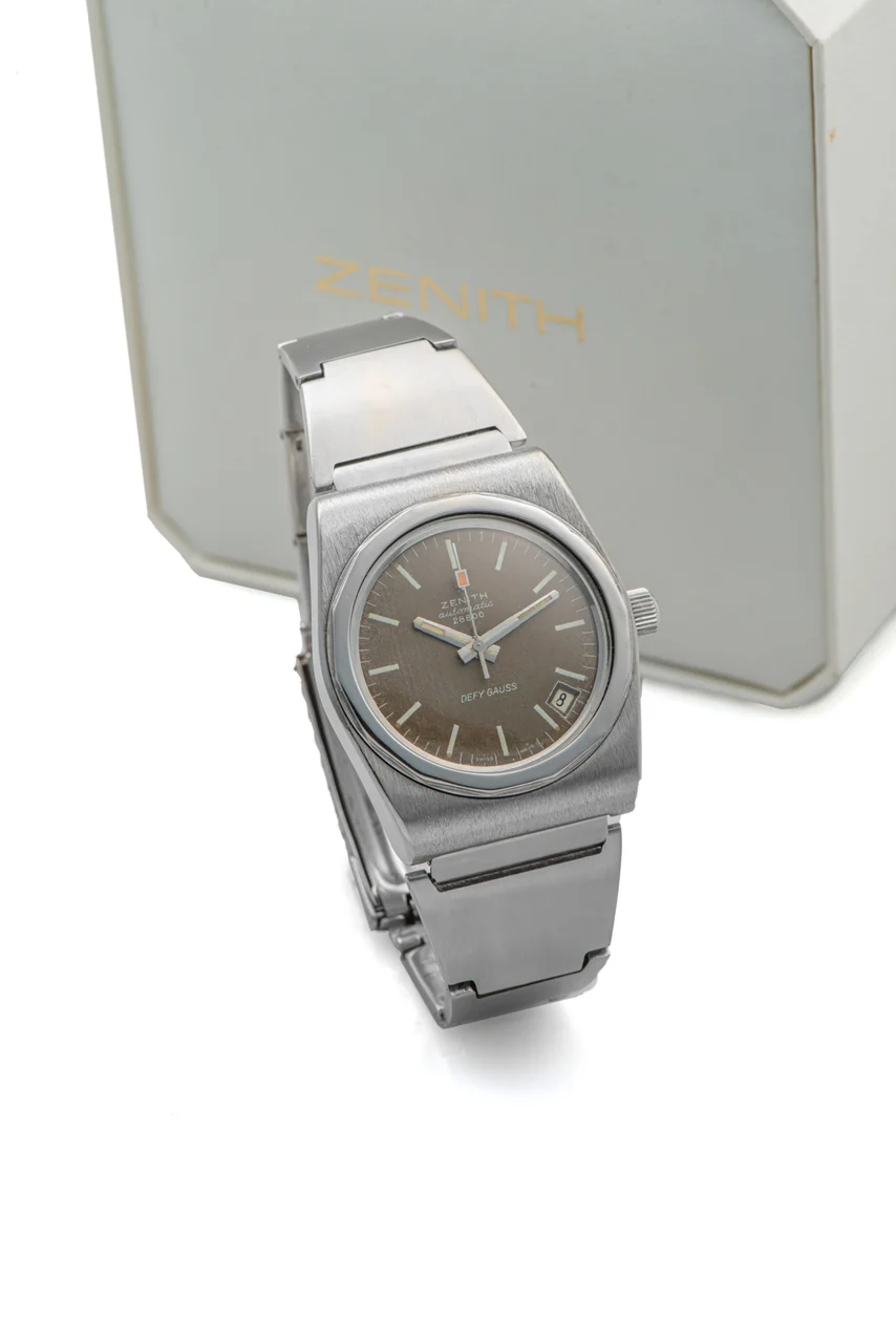 Zenith ZENITH, REF. A7688, DEFY GAUSS, 28’800, TROPICAL DIAL, STEEL kol saati