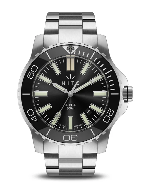 Nite Watches ALPHA209ST100GREEN kol saati
