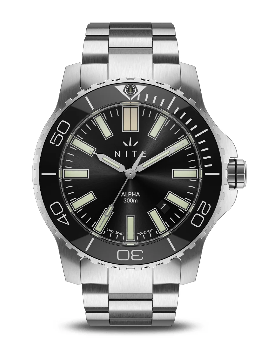 Nite Watches ALPHA209ST100GREEN 42 mm kol saati