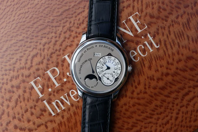 F.P. Journe Octa Lune ref. L “Platinum, Gray Dial, 40mm” kol saati