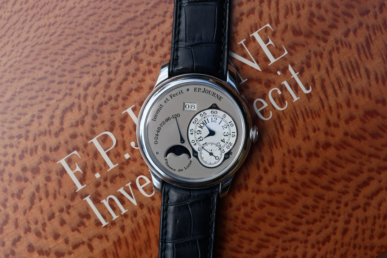 F.P. Journe Octa Lune ref. L “Platinum, Gray Dial, 40mm” 40 mm kol saati