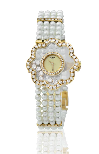 Chopard Happy Diamonds And Pearls Floral CHOPARD HAPPY DIAMONDS AND PEARLS FLORAL REF 4066