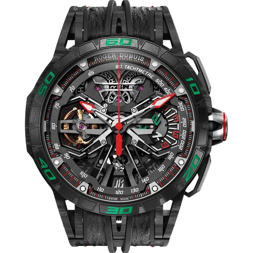 Roger Dubuis Excalibur Spider Pirelli Flyback Chronograph Mexico Edition RDBEX1186 RDDBEX1186 45 mm kol saati