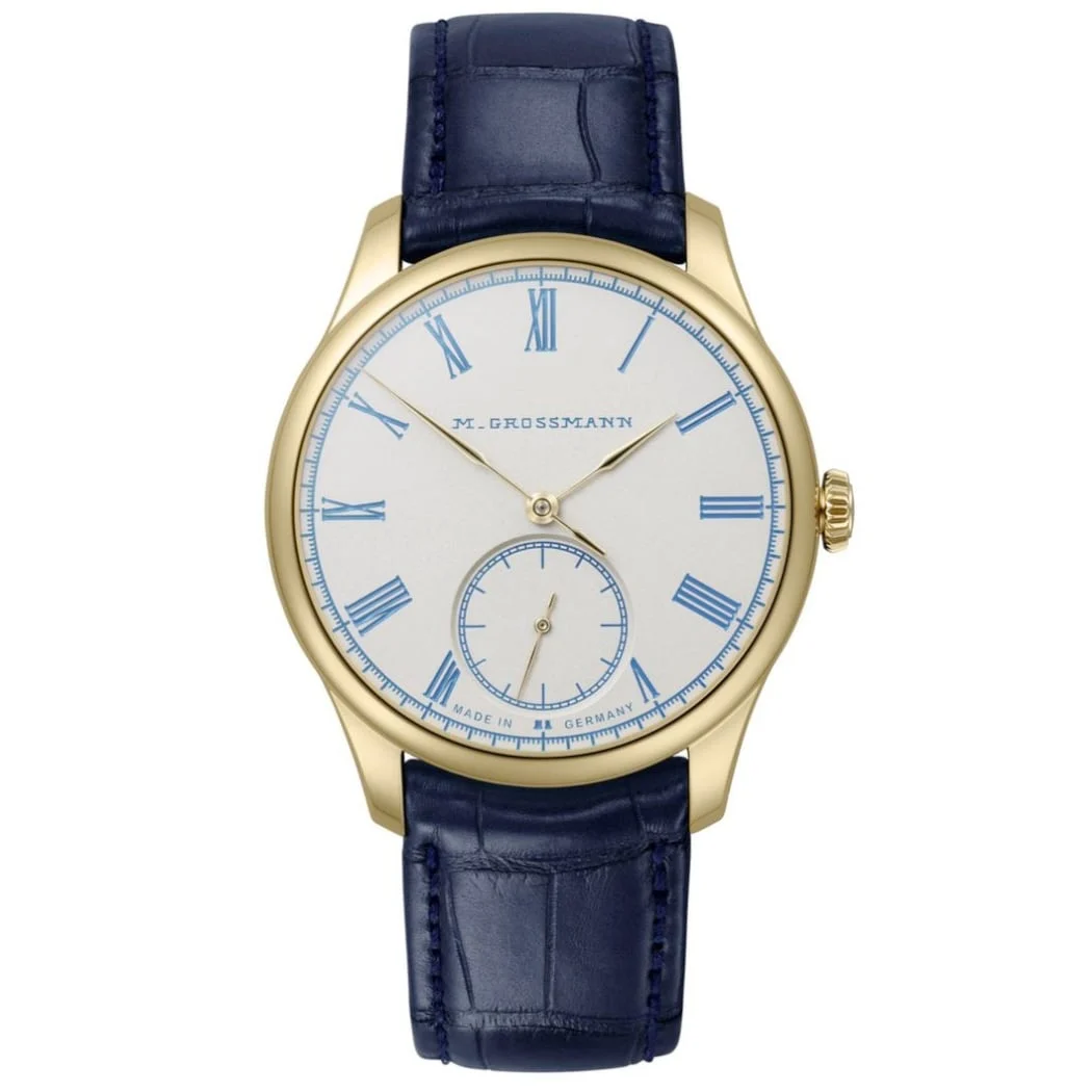 Moritz Grossmann Tefnut Silver-Plated By Friction 39mm MG-004165 39 mm kol saati