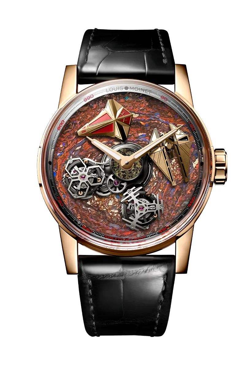 Louis Moinet Louis Moinet LM-104.50.02 42 mm kol saati