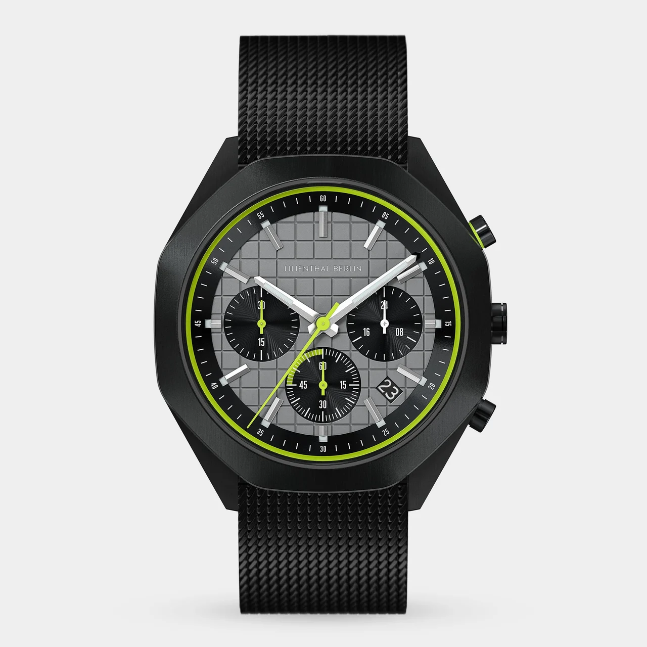 Lilienthal Berlin Octachrono OC1-004-B023CB 40 mm kol saati