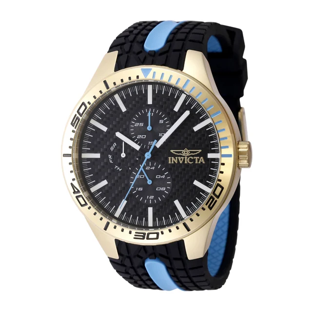 Invicta Racing Quartz Chronograph Black Dial Watch (ZG-48874) kol saati