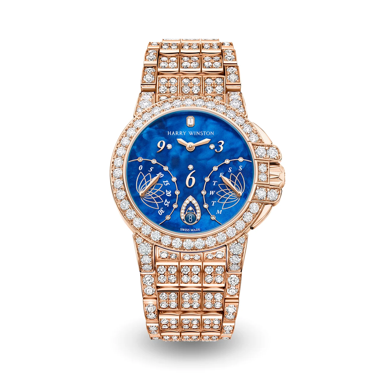 Harry Winston Ocean OCEABI36RR035 36 mm kol saati