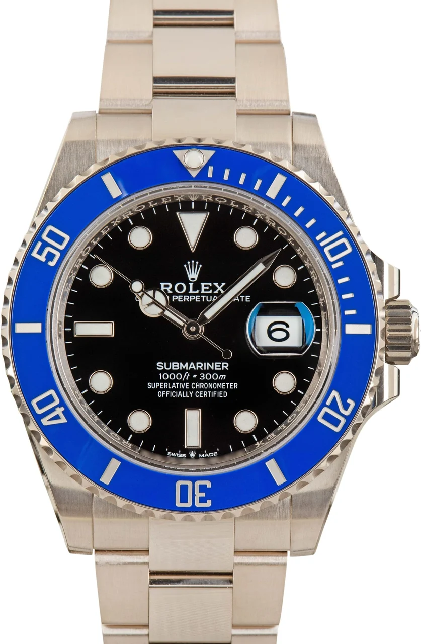 Rolex Submariner 126619LB 18k White Gold 41 mm kol saati