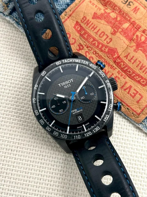 Tissot PRS 516 Automatic Chronograph Carbon Fiber 45 mm, aut kol saati