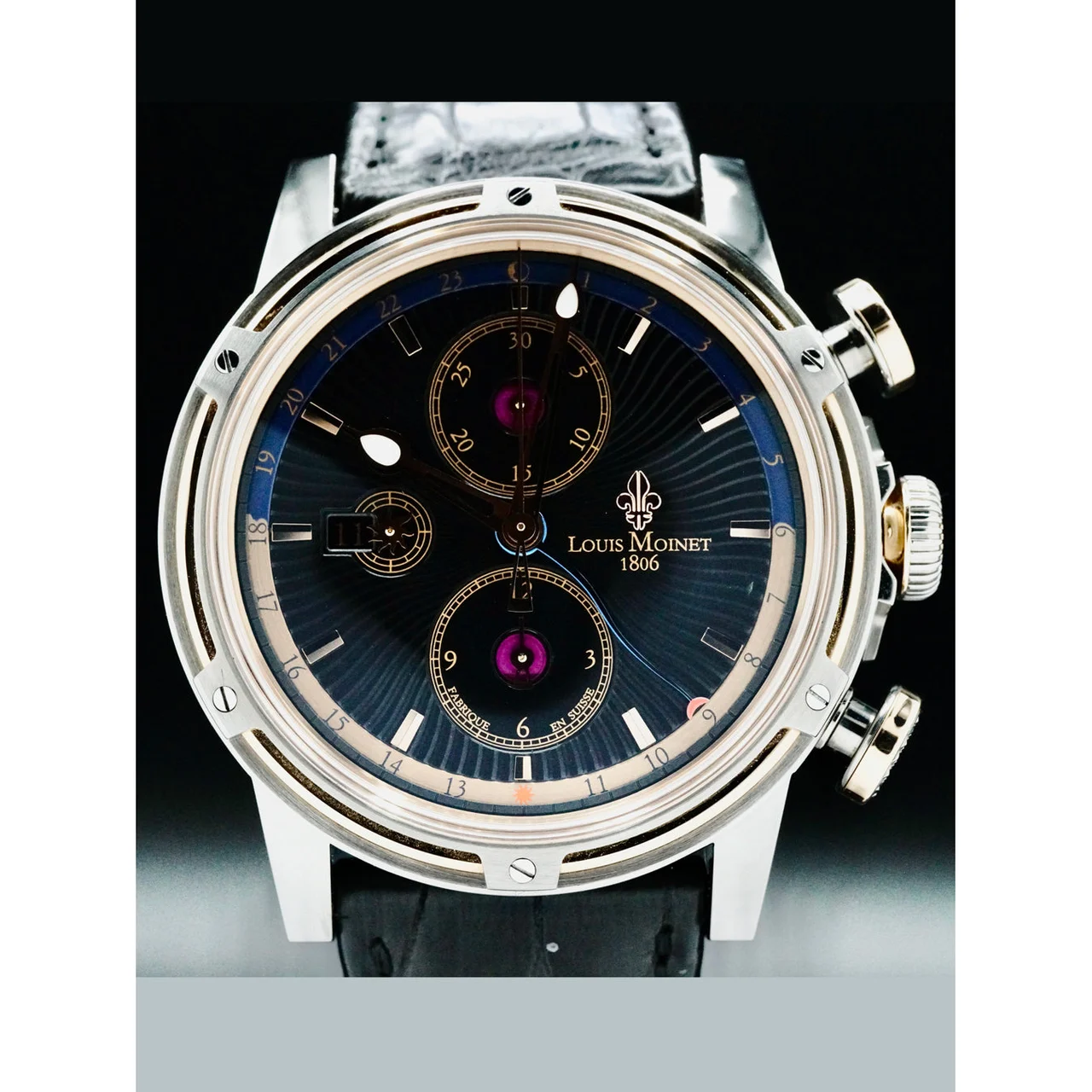 Louis Moinet Geograph Limited Edition 210000057568 46 mm kol saati