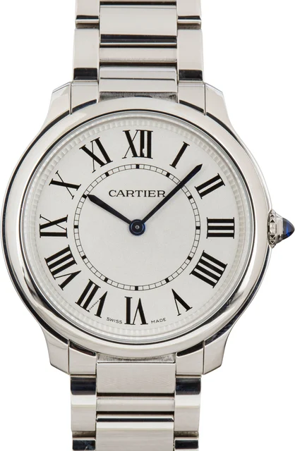 Cartier Ronde 36 Must De Watch Stainless Steel WSRN0034 kol saati