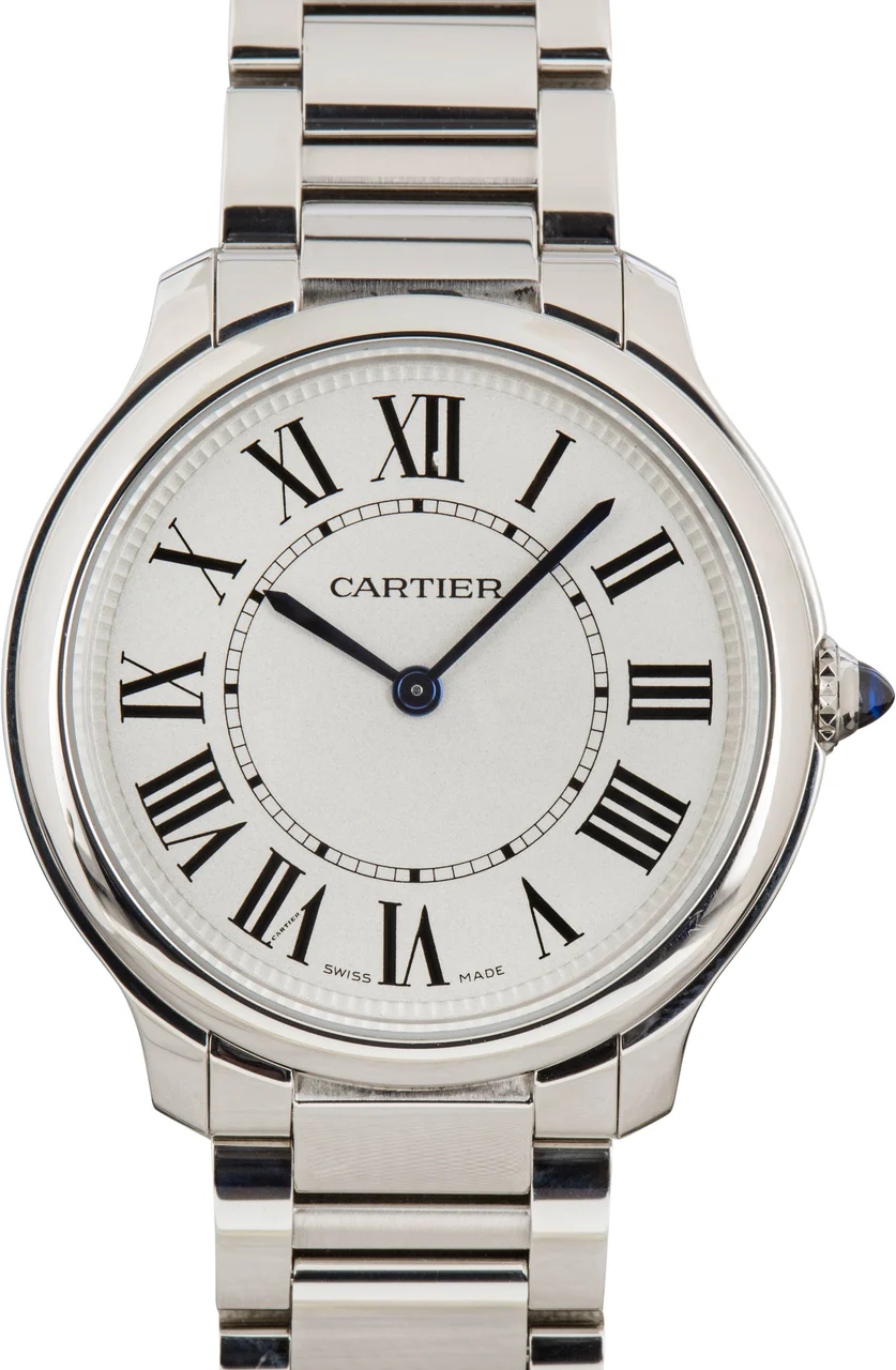 Cartier Ronde 36 Must De Watch Stainless Steel WSRN0034 36 mm kol saati