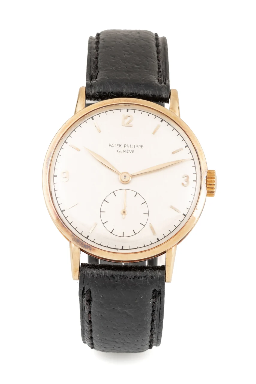 Patek Philippe PATEK PHILIPPE, REF. 1513, PINK GOLD A fine and attractive, manual wind, 18k pink gold wristwatch. kol saati