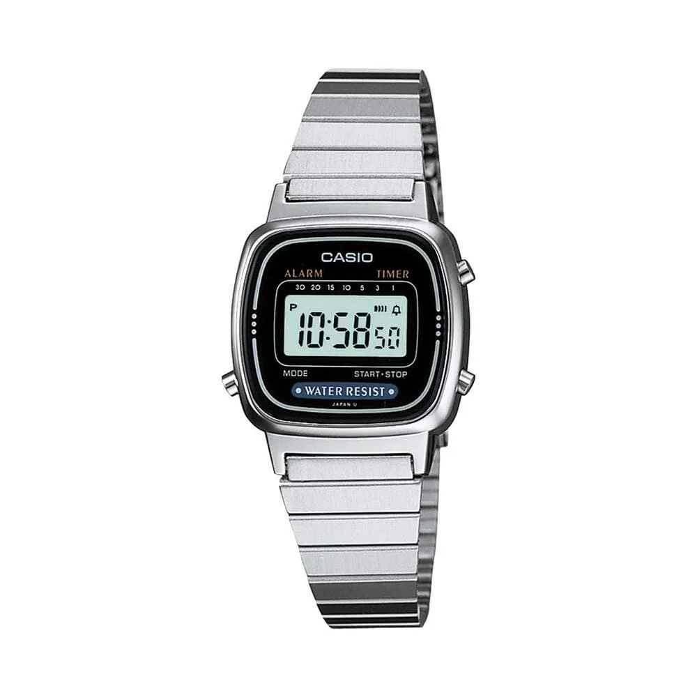 Casio Vintage LA670WD-1DF-P 25 mm kol saati