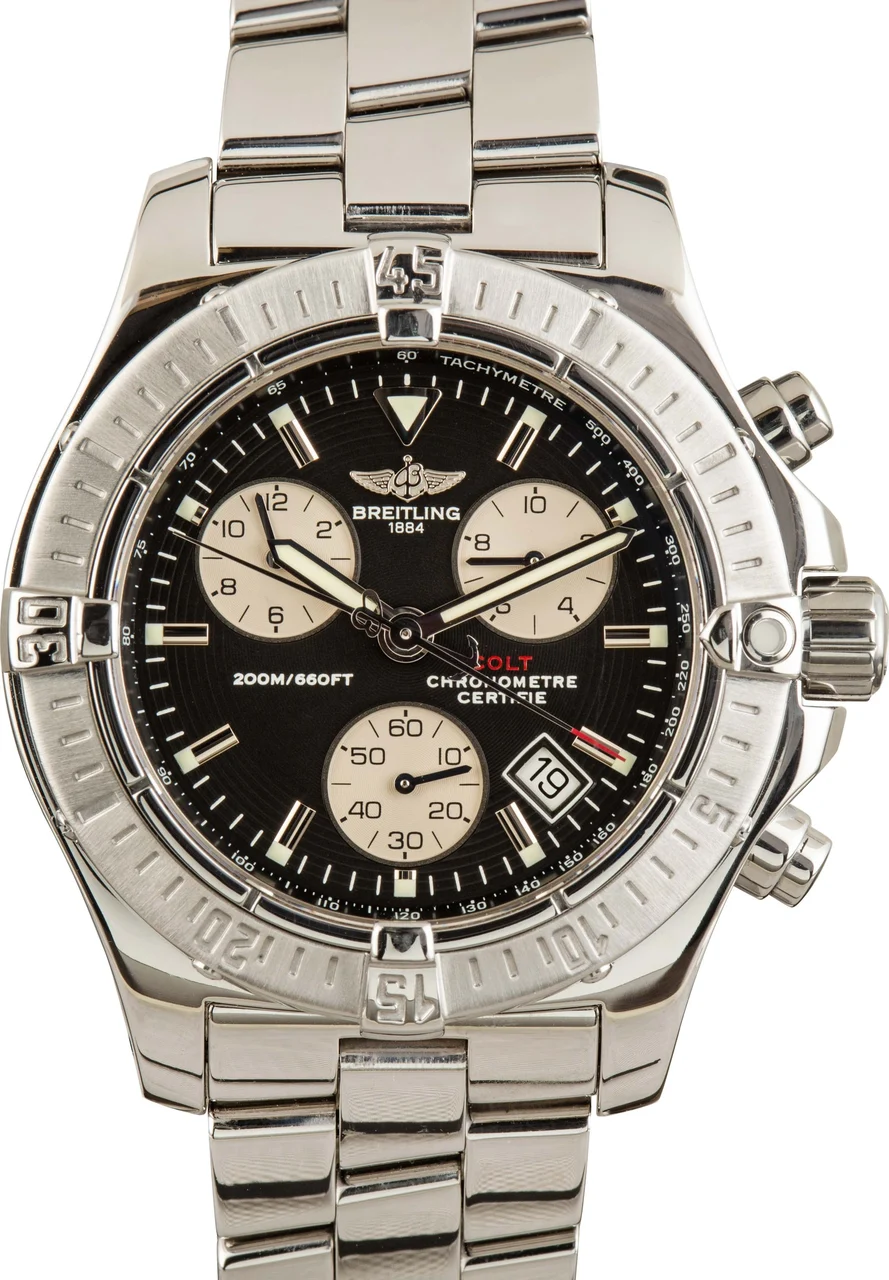 Breitling Chrono Colt II Stainless Steel A7338011/B782 41.5 mm kol saati
