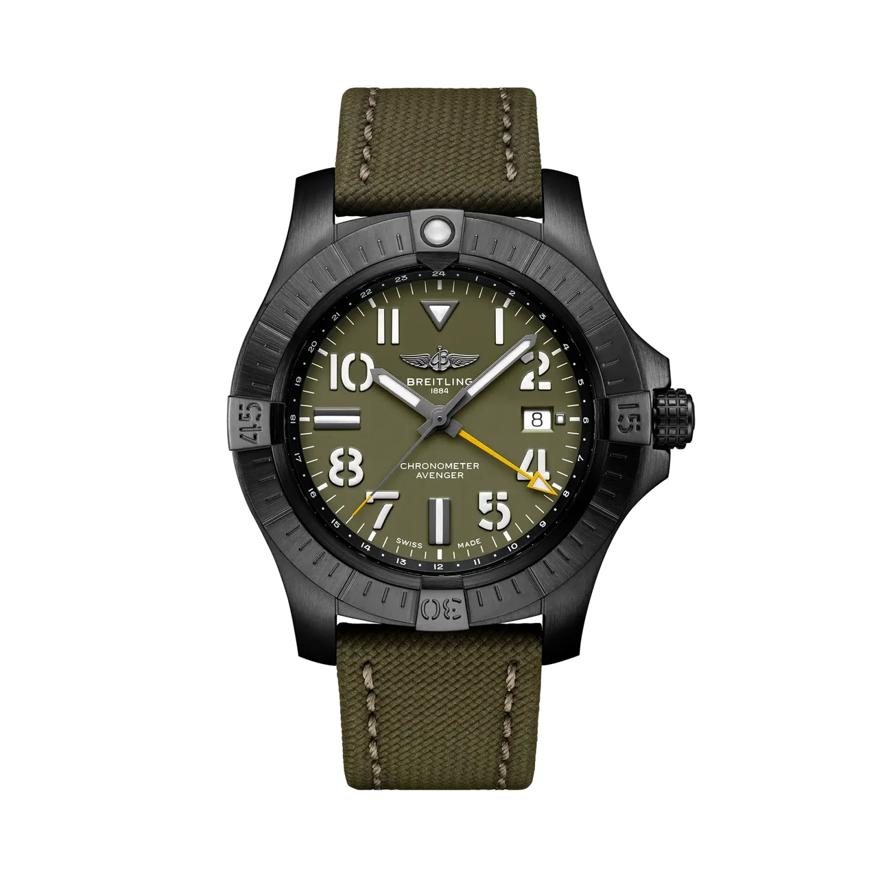 Breitling Avenger GMT 45 Night Mission V323952A1L1X1 45 mm kol saati