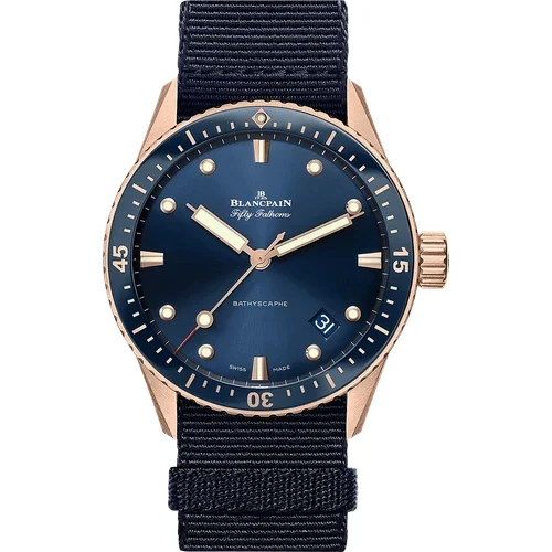 Blancpain Bathyscaphe 5000 36S40 NAOA kol saati