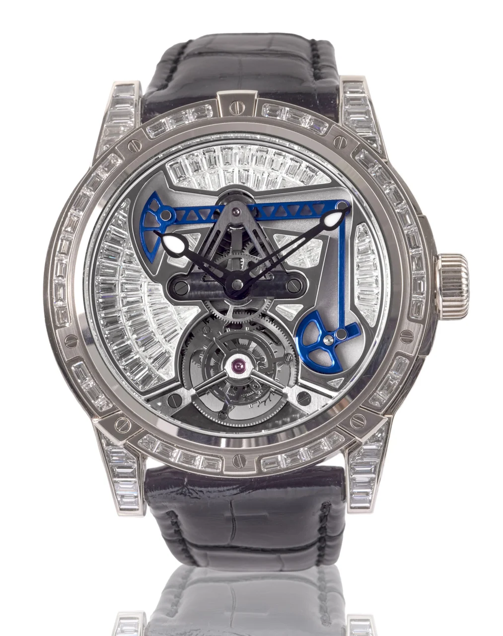 Louis Moinet LOUIS MOINET REF. LM-14.75, DERRICK TOUBILLON PIECE UNIQUE,18K WHITE GOLD, LIMITED 01/01 kol saati