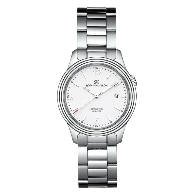 Sjöö Sandström Royal Steel Classic SS-1841-1-White kol saati