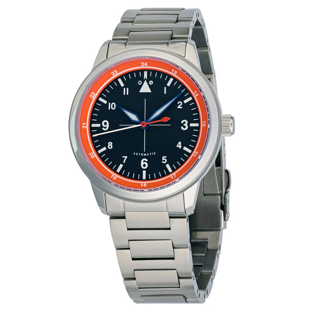 Islander Hemel LIMITED EDITION Hawkeye 39mm Modern Flieger with Black Dial #ISL-205 39 mm kol saati