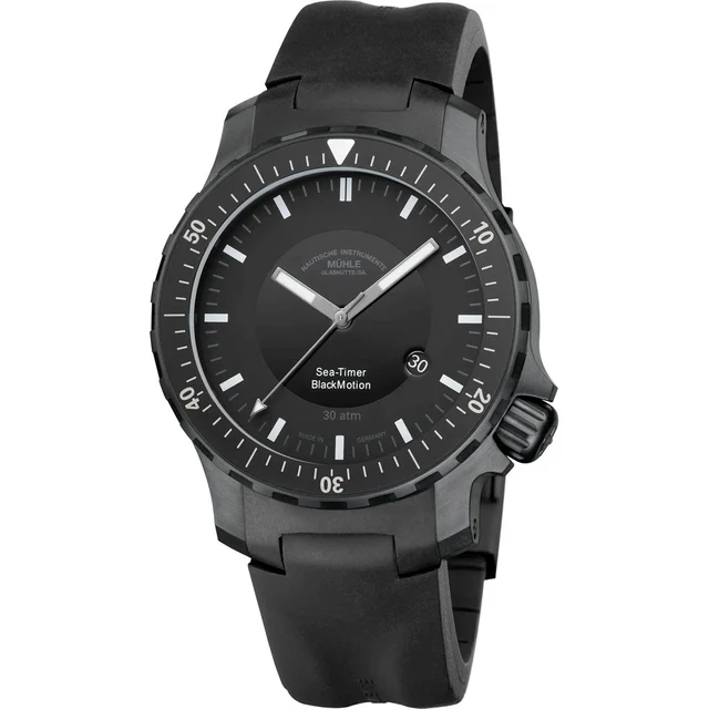 Muhle Glashutte Mühle Glashütte Sea-Timer BlackMotion M1-41-83-KB kol saati