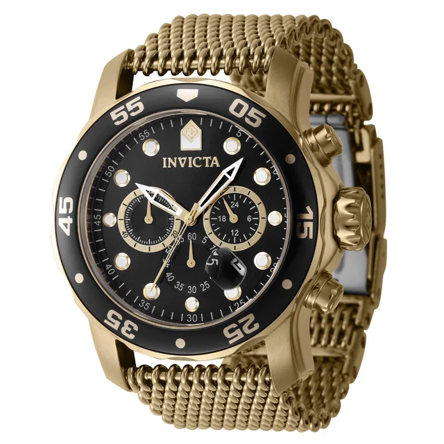 Invicta Pro Diver Atlas Watch - 48mm. Gold (47238) kol saati