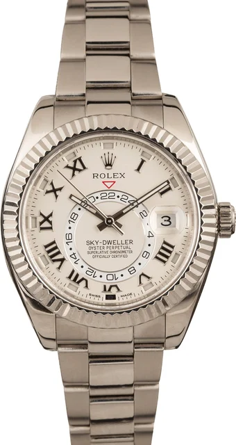 Rolex Sky-Dweller 326939 White Gold T 326939IVRO kol saati