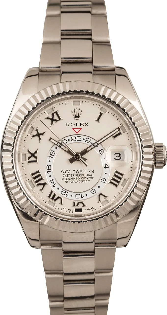 Rolex Sky-Dweller 326939 White Gold T 326939IVRO 42 mm kol saati
