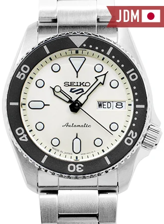 Seiko 5 Japan Seiko 5 Sports “Sports Style” 38mm Champagne White Ref. SBSA227 SBSA227/SKO 38 mm kol saati