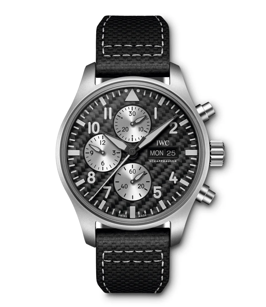 IWC Pilots Watch Chronograph Edition Amg IW377903 43 mm kol saati