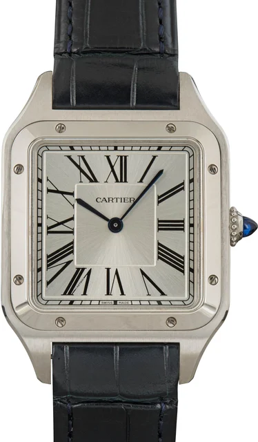 Cartier Santos Dumont Large Model Stainless Steel WSSA0022 kol saati