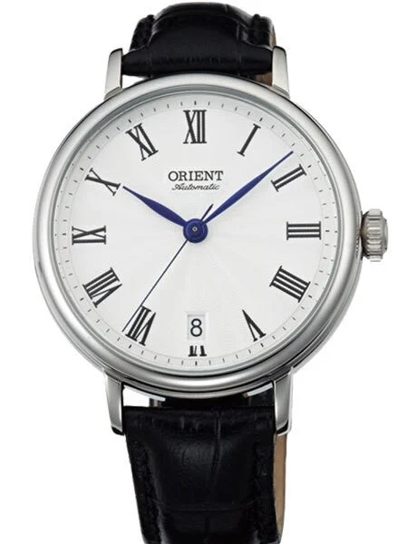 Orient Soma Automatic Dress Watch with White Dial and Stainless Steel Case #ER2K004W 37.5 mm kol saati