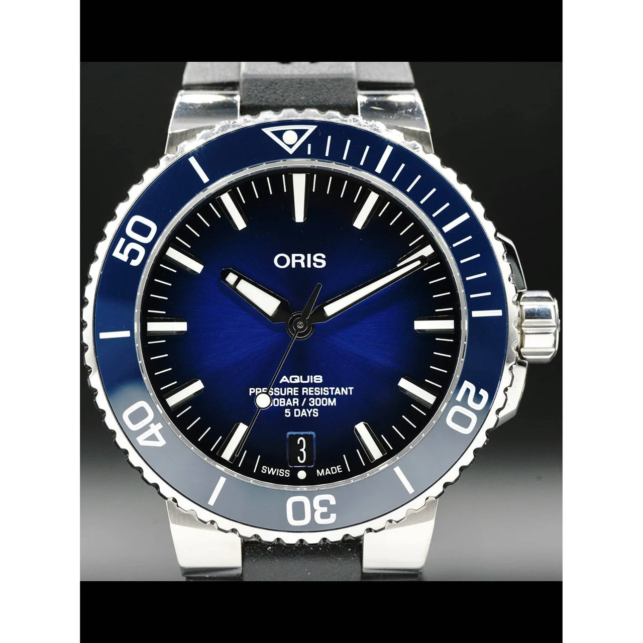 Oris Aquis Date Calibre 400 Diver on Bracelet 01 400 7763 4135 210000027140 43.5 mm kol saati