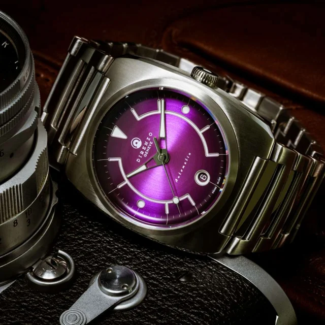Direnzo DRZ02R-Purple-Date kol saati