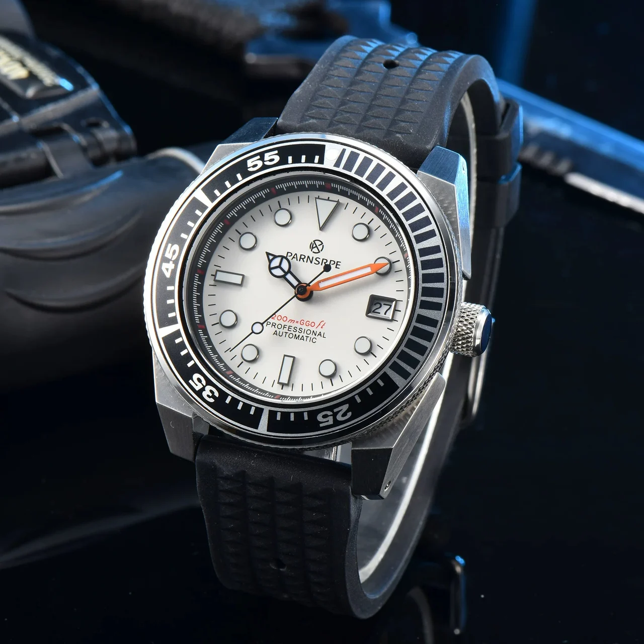 Tandorio Samurai Watch Japan NH35/ 36 Automatic watch 43mm 10bar sapphire 6211306290112 43 mm kol saati